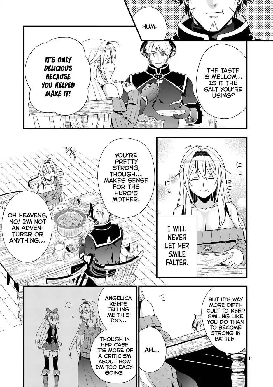 Maou Desu. Onna Yuusha no Hahaoya to Saikon Shita no de, Onna Yuusha ga Giri no Musume ni Narimashita. Chapter 2 12